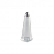 Neville Genware Glass Lighthouse Salt Shaker Silver Top  38ml/1.3oz