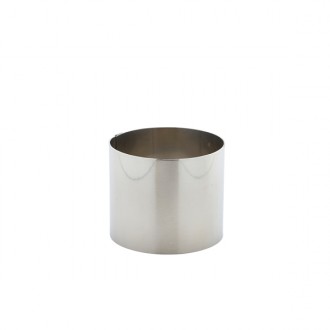 Neville Genware Stainless Steel Mousse Ring 7x6cm 7 x 6cm (Dia x H)