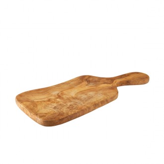 Neville Genware Olive Wood Paddle Board,  38 x 18cm