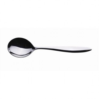 Neville Genware Teardrop 18/0 Stainless Steel Soup Spoon-Sold Per Piece