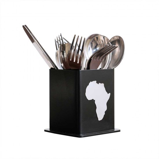 Shop quality Zuri Africa Design Small Cutlery Holder With Anti-Skid Pads, Black in Kenya from vituzote.com Shop in-store or online and get countrywide delivery!