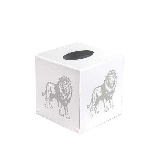 Shop quality Zuri Lion Design Tissue Box Cover, White in Kenya from vituzote.com Shop in-store or online and get countrywide delivery!