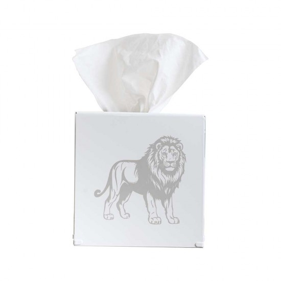 Shop quality Zuri Lion Design Tissue Box Cover, White in Kenya from vituzote.com Shop in-store or online and get countrywide delivery!