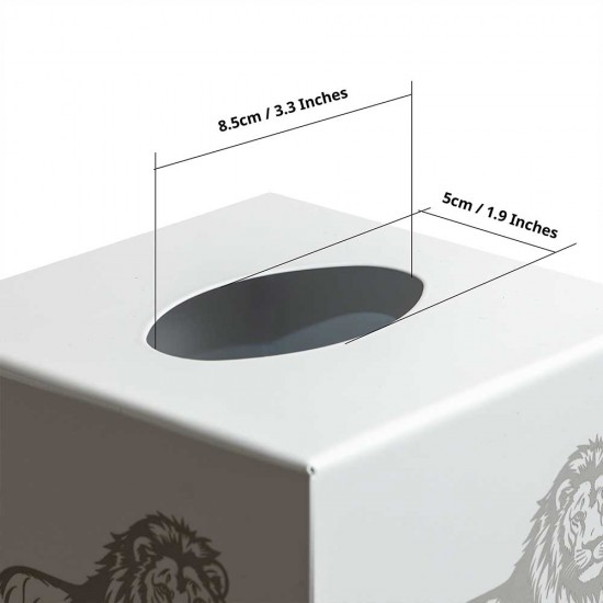 Shop quality Zuri Lion Design Tissue Box Cover, White in Kenya from vituzote.com Shop in-store or online and get countrywide delivery!