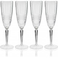 Maxwell & Williams Verona Set of Four Champagne Flutes 150ml 