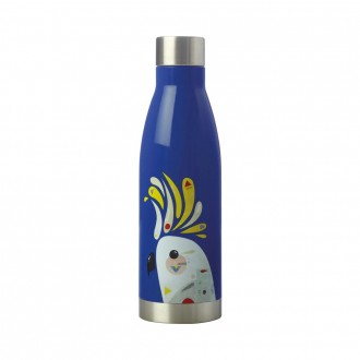 Maxwell & Williams Pete Cromer Cockatoo Double Walled Insulated Bottle 500ml 