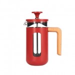 La Cafetière Pisa Latte Cafetiere, 8-Cup, Red, 1L 