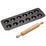 World of Flavours Ravioli Non Stick Tray + Free Rolling Pin