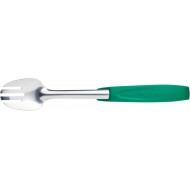 MasterClass Stainless Steel Colour-Coded Buffet Salad Fork - Green