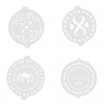 Kitchen Craft Sweetly Does It Decorative Cake Stencil, Set of 8