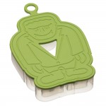 Kitchen Craft Let's Make Halloween Monster Three Dimensional Cookie Cutter, Silicone