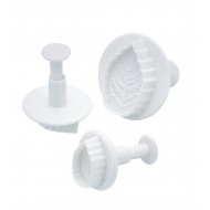 Sweetly Does It Leaf Fondant Plunger Cutters, Set of 3