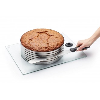 Sweetly Does It Stainless Steel Adjustable Cake Layer Guide