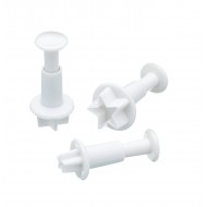 Kitchen Craft Star Fondant Plunger Cutters, Set of 3