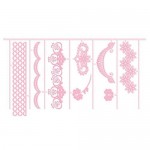 Sweetly Does It Garland 3D Embossing Cutter - 7 Assorted Cutters