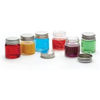 BarCraft Mini Glass Drinks Jars, Set of 6