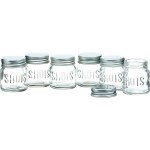 BarCraft Mini Glass Drinks Jars, Set of 6