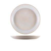 Neville Genware Terra Stoneware Antigo Barley Coupe Plate, 24cm