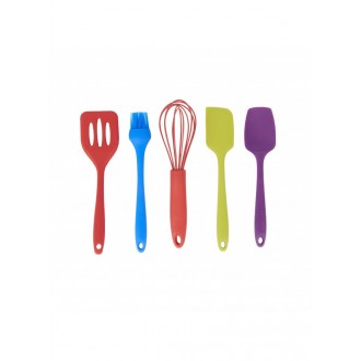 Colourworks Mini Silicone Utensils Set, 5-Piece