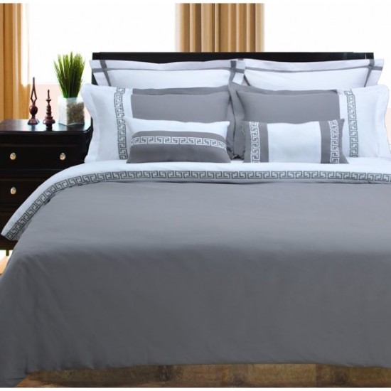 Shop quality Emma Reversible Wrinkle-Resistant Embroidered 3-Piece Duvet Cover Set White/Grey / Full/Queen in Kenya from vituzote.com Shop in-store or online and get countrywide delivery!