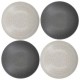 Shop quality Kitchen Craft Pasta Bowls Set of 4 in Gift Box, Lead-Free Glazed Stoneware, Embossed Grey / Black, 22cm in Kenya from vituzote.com Shop in-store or online and get countrywide delivery!