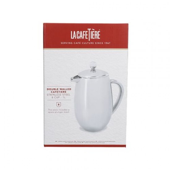 Shop quality La Cafetière Double Walled Cafetiere, 8-Cup, Stainless Steel, 1 Litre in Kenya from vituzote.com Shop in-store or online and get countrywide delivery!