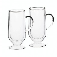 La Cafetière Double Walled Irish Coffee Glasses, Set of 2, 275ml each