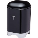 Lovello Midnight Black Tea Caddy, Black