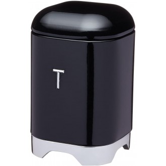 Lovello Midnight Black Tea Caddy, Black