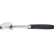 MasterClass Stainless Steel Colour-Coded Buffet Salad Spoon - Black