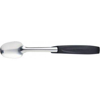 MasterClass Stainless Steel Colour-Coded Buffet Salad Spoon - Black