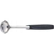 Master Class Stainless Steel Sauce Ladle - Black