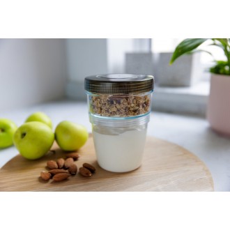 Master Class Eco Snap Yoghurt and Granola Breakfast Pot, 500 ml