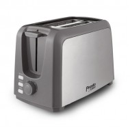 Tower Presto 750W 2 Slice Brushed Toaster, Stainless Steel 