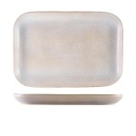 Neville Genware Terra Stoneware Antigo Barley Rectangular Plate, 34.5 x 23.5cm