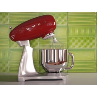 SMEG 50s Retro Stand 4.8 Liter Mixer, Red