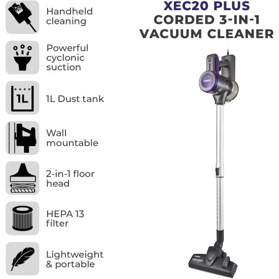 Shop quality Tower XEC20 Plus Corded 3-in-1 Vacuum Cleaner, 600 Watts in Kenya from vituzote.com Shop in-store or online and get countrywide delivery!