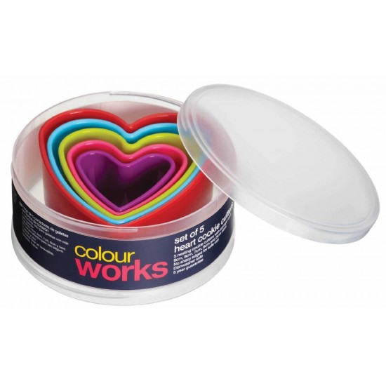 Shop quality Colourworks Plastic Heart Shaped Cookie Cutters - Set of 5 in Kenya from vituzote.com Shop in-store or online and get countrywide delivery!