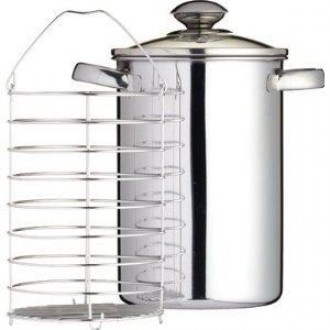 Kitchen Craft 3 Litre Stainless Steel Asparagus Steamer