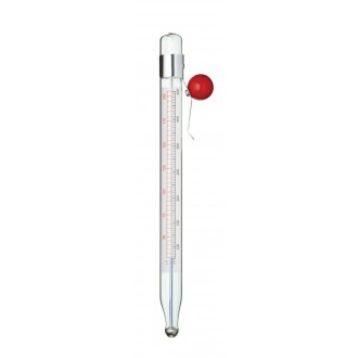 Kitchen Craft Cooking Thermometer - For Sugar, Jam & Frying - Reads from 25°C to 200°C