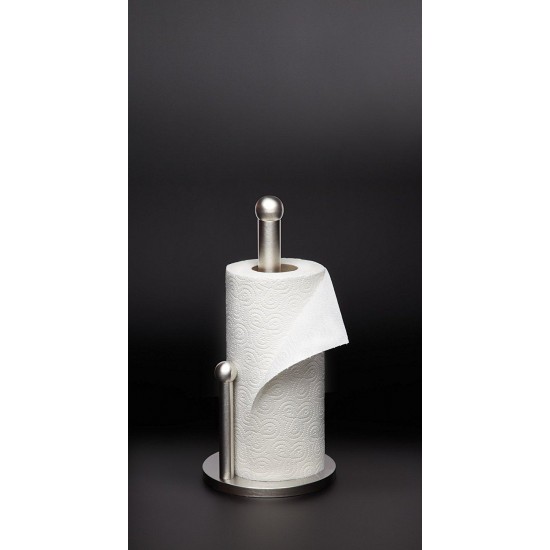 Paper towel roll holder, 36.3 cm, brushed stainless steel