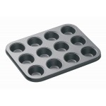 Master Class 12-Hole Non-Stick Mini Cupcake Tray / Baking Tin, 26 x 20 cm