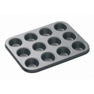 Master Class 12-Hole Non-Stick Mini Cupcake Tray / Baking Tin, 26 x 20 cm