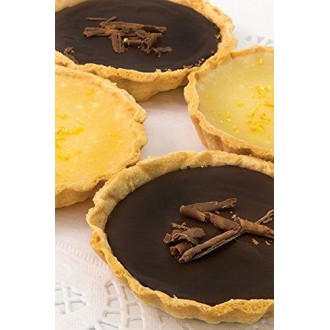 Master Class Non-Stick 4-Hole Fluted Mini Tart Tray with Loose Base, 26 cm (10 inch)