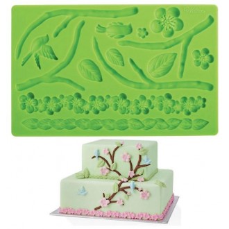 Wilton Fondant and Gum Paste Silicone Mold Nature