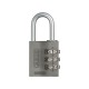 ABUS Traveller 3 digit code Password Padlock, Titanium