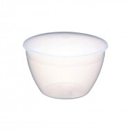 Kitchen Craft Plastic Pudding Basin with Lid, Large, 1.7 Litre (3 Pint)