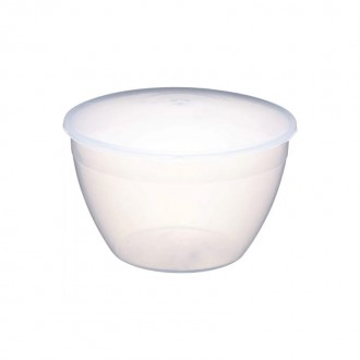 Kitchen Craft Plastic Pudding Basin with Lid, Large, 1.7 Litre (3 Pint)