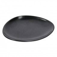 Mikasa Hospitality Pebble Plate, 23 cm, Black