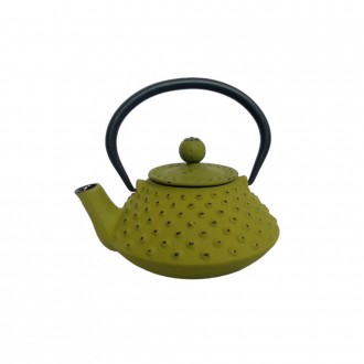 Rosseto Japanese -Style Infuser Cast Iron Teapot, 300ml - Lime Green